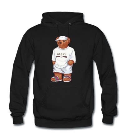 calvin the bear gucci black hoodie|gucci hoodie for men.